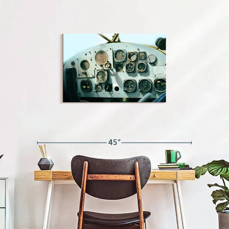 Mehar Helicopter Control Panel, 20" H x 30" W