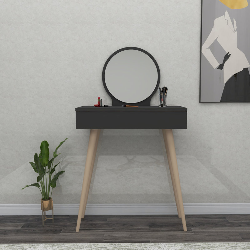 Table de maquillage, Gris