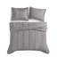 Ensemble d'édredon très grand en percale de coton 3 pièces Brooklyn Loom-101462475-101462476