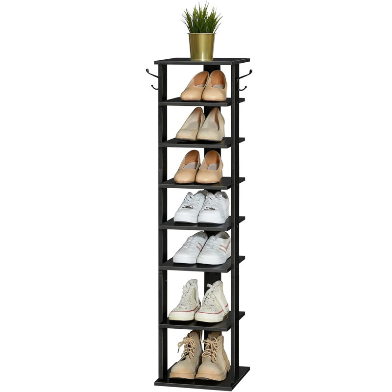 Range-chaussures 8 paires, Noir