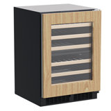 23.88" 40 Bottle High-Effeciency Dual Zone Built-In Wine Refrigerator