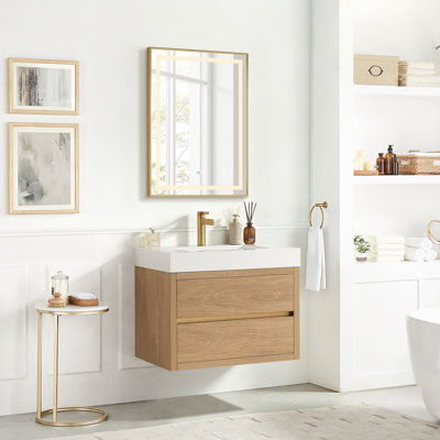 Vali Wall-Mounted Single Bathroom Vanity Set