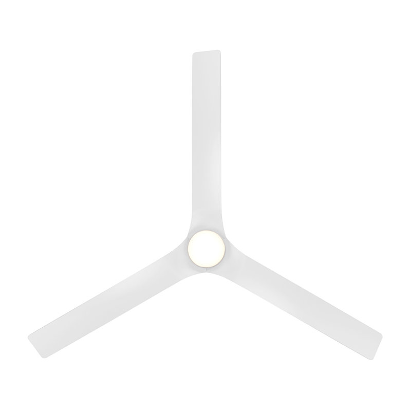 Smooth 3-Blade Smart Ceiling Fan With 2700K-3000K-4000K-5000K Selectable LED Light Kit and Remote Control Included, Works With Alexa and iOS or Android App