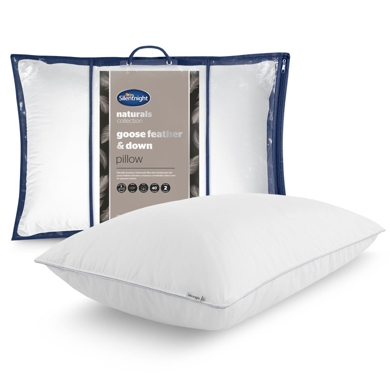 Silentnight Goose Feather And Down Pillow