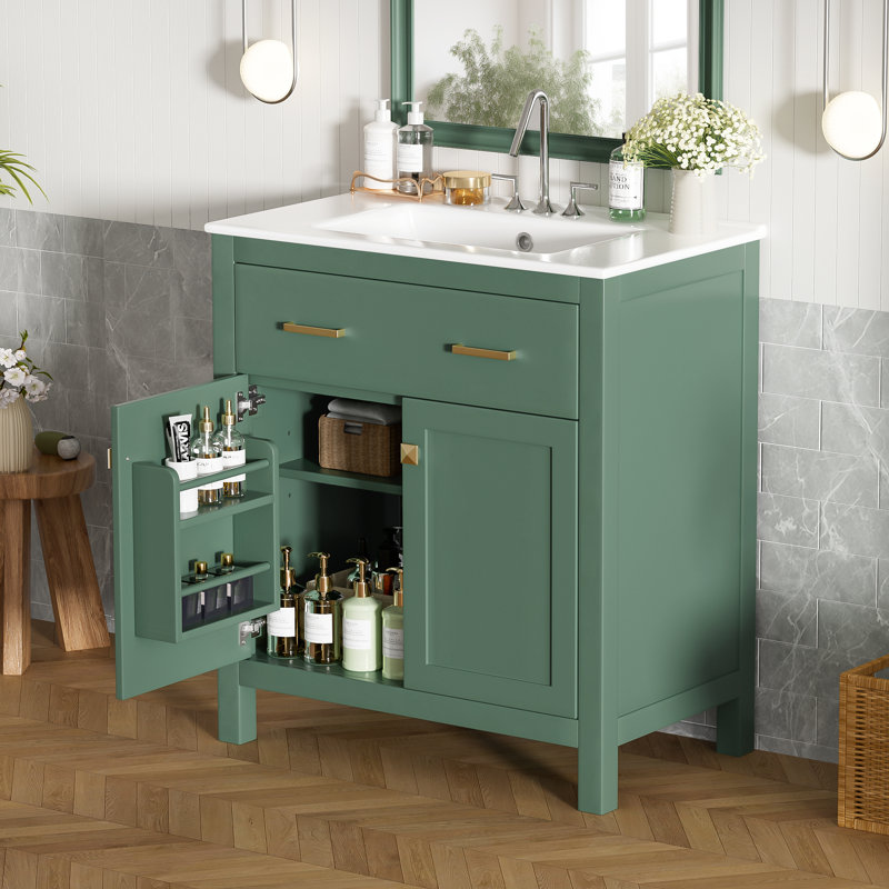 Freestanding Standard With Ceramic Top