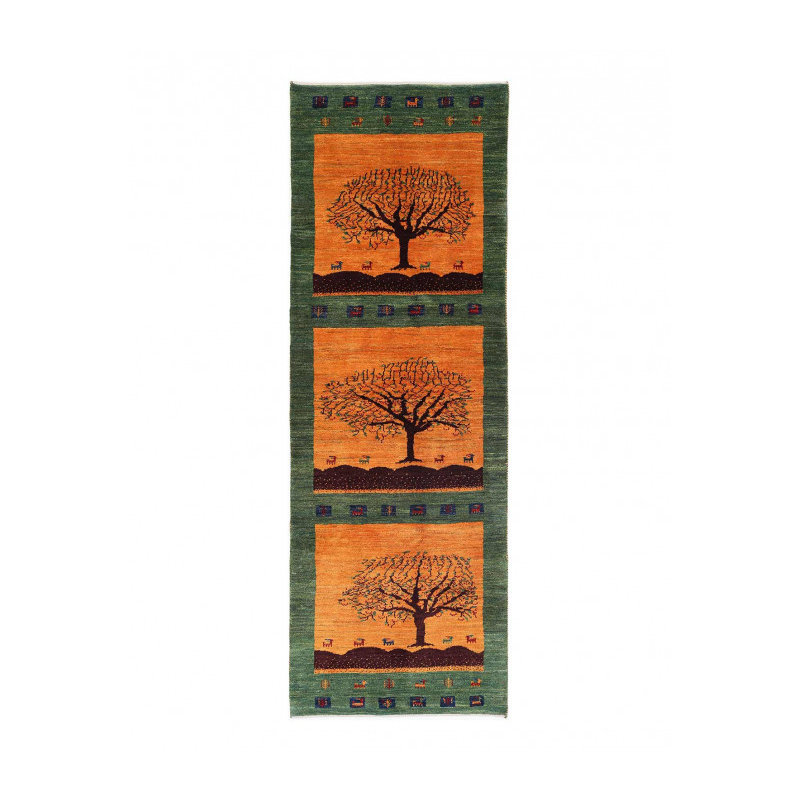 Fine Hand knotted Persian Gabbeh Runner 2'8'' X 8'2''