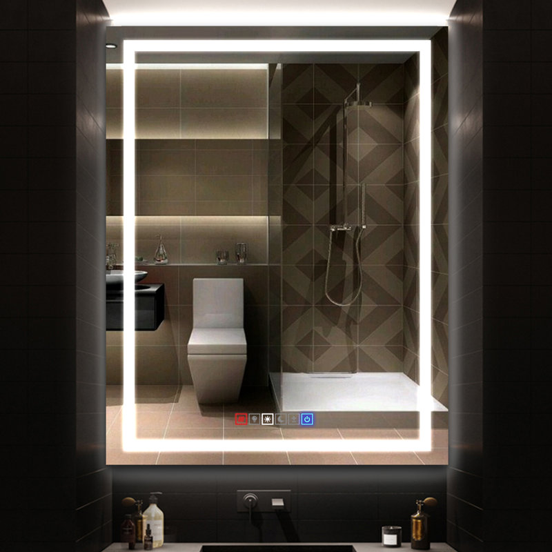 Miroir de salle de bain Andolina, 48 po x 36 po