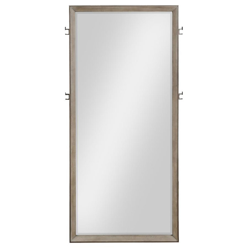 Kropf Standing Floor Mirror, Taupe Oak