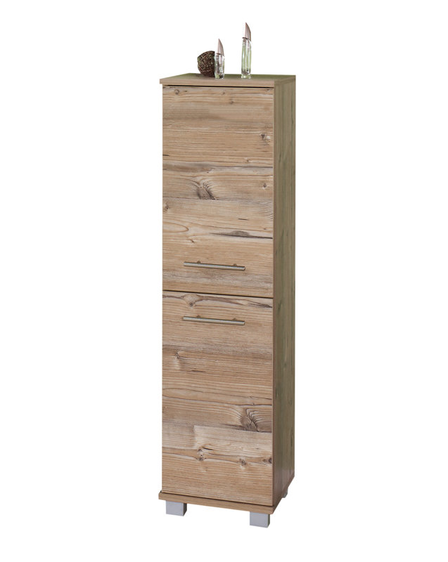 Isola Freestanding Linen Cabinet, Beige