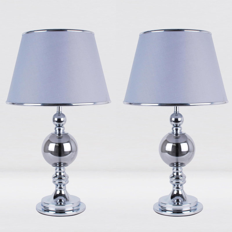 Kanli Metal Table Lamp, Grey