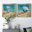 «Retreat to the Beach I», peinture sur toile 2 pièces-1255304556-1255304557