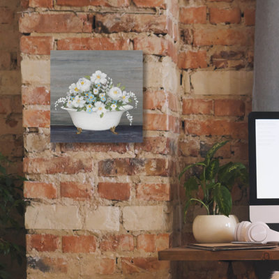 Winston Porter 'Blooming Bath' by Julia Purinton Canvas Wall Art
