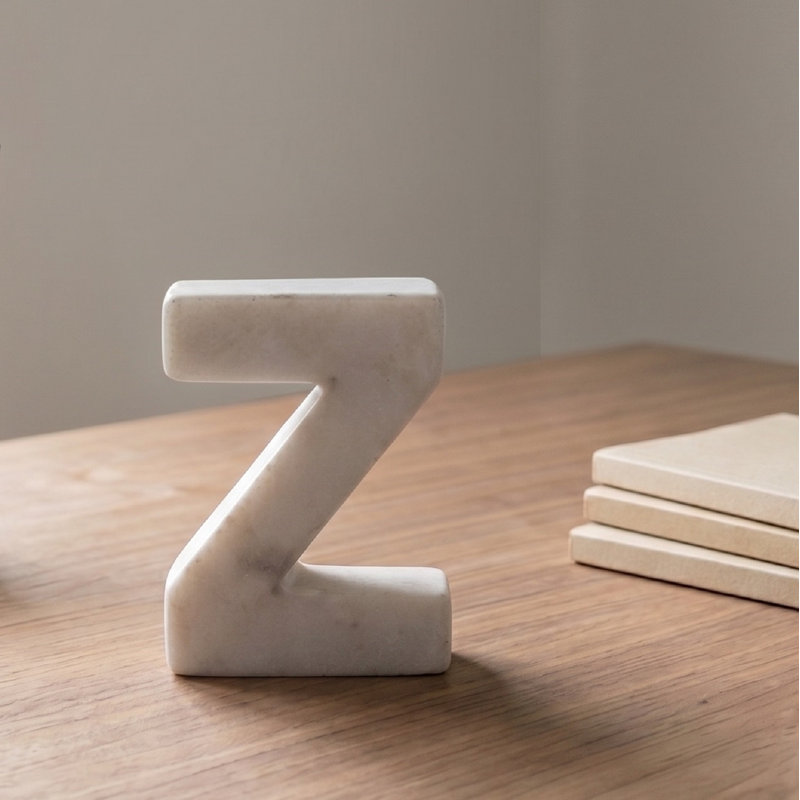 Zeb Text & Numbers Letter Block, Z