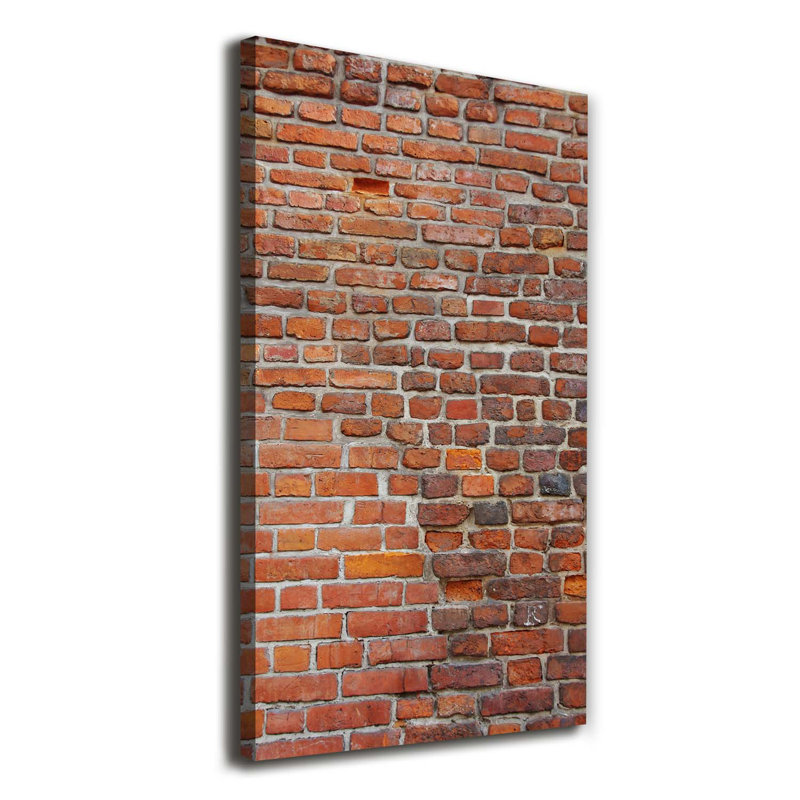Brick Wall - Wrapped Canvas Print
