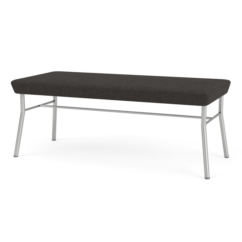 Lesro Banc en métal Mystic, Argent, Bleu fumé Archetype