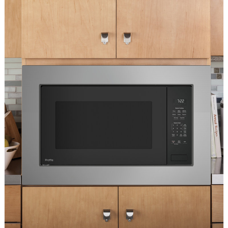 GE Profile™ 2.2 Cu. Ft. Built-In Sensor Microwave Oven, Gray
