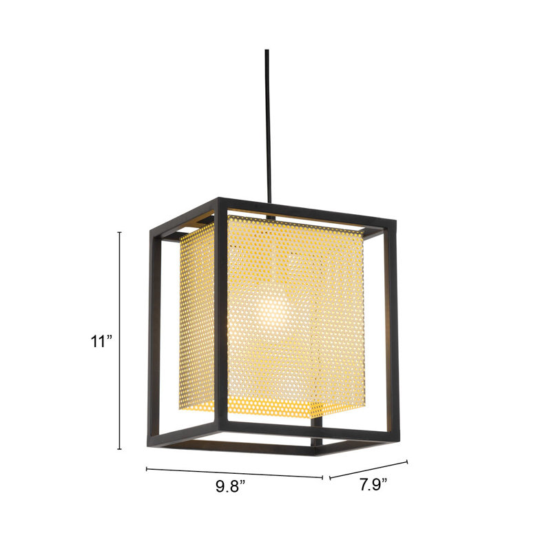 Oletha Ceiling Lamp Gold & Black