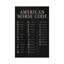 Morse Code - Wrapped Canvas Print-1274218090
