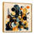 Toile avec cadre flottant or
