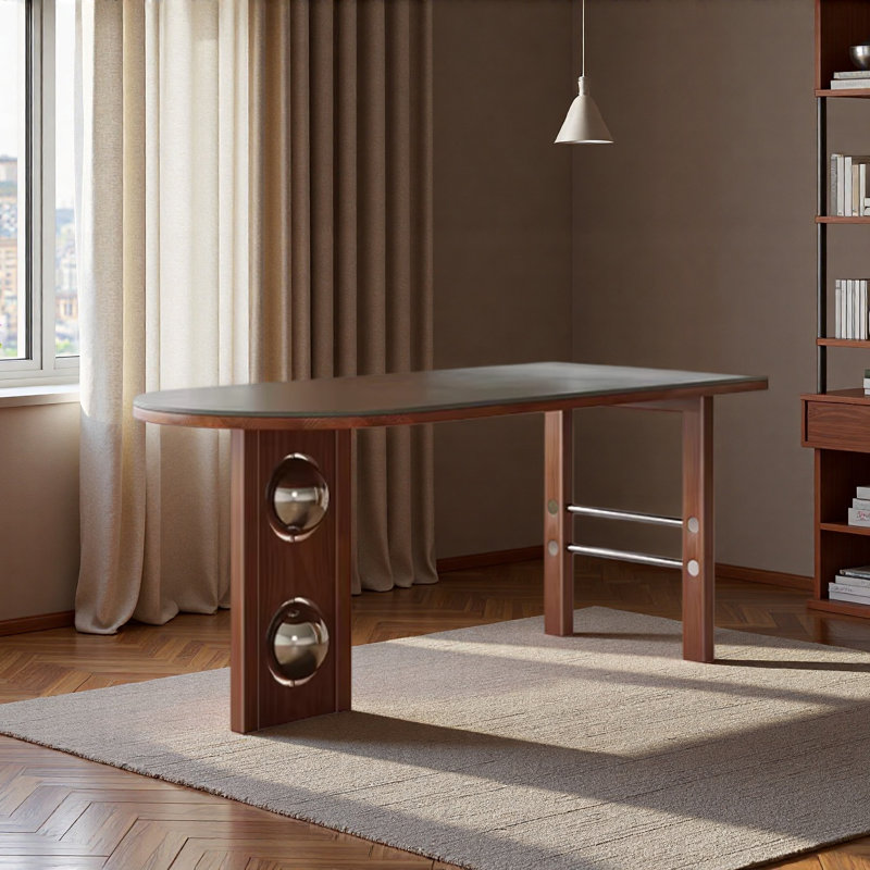 Bureau en acier inoxydable Durable, H 29,5 po x l 55,1 po x P 27,6 po