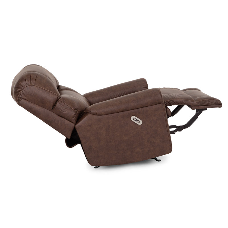 Mid-sized Fabric Recliner, Brown