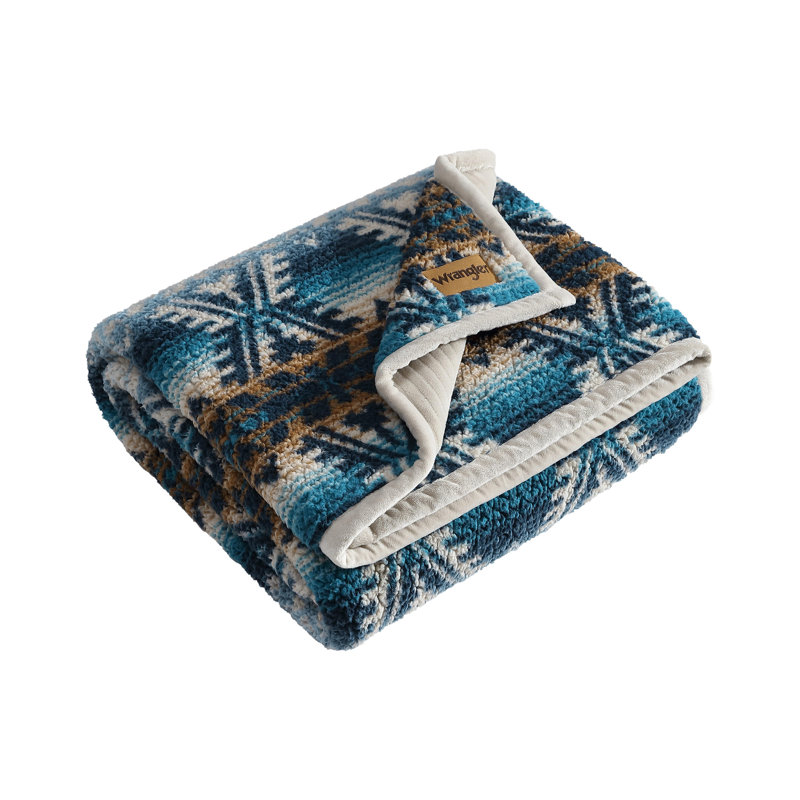 Jeté réversible en velours côtelé / Sherpa Wrangler Frontier