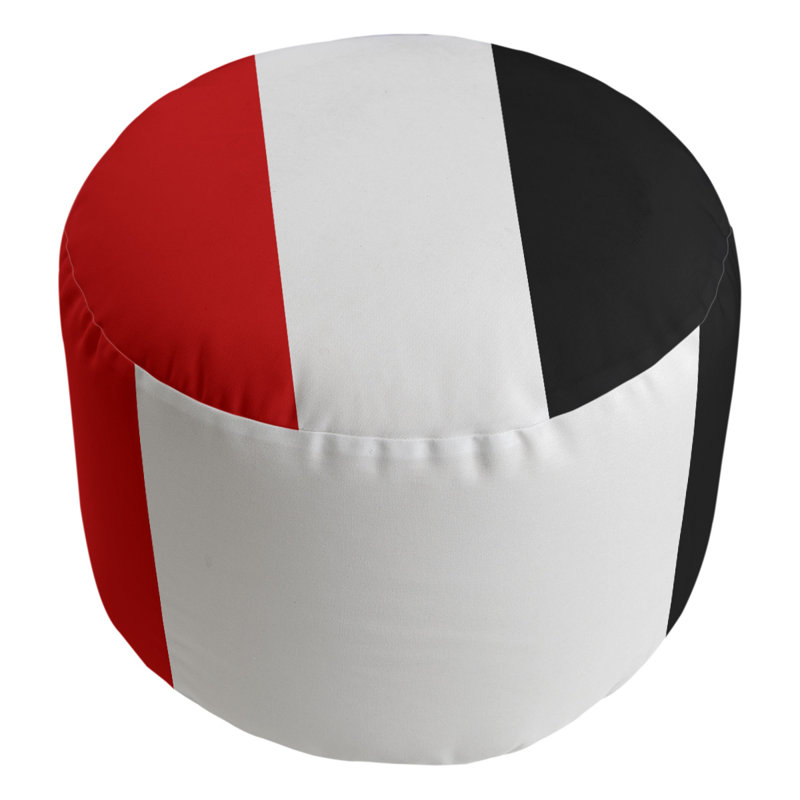 Repose-pieds 20,5 po, Rouge / blanc / noir