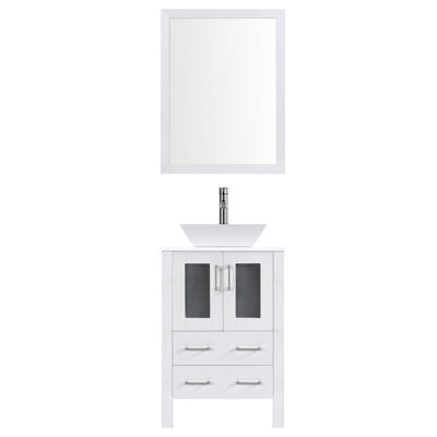 23.5'' Single Bathroom Vanity with Stone Top