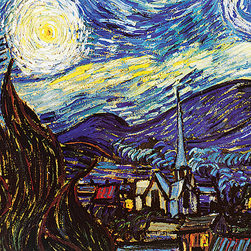 «Starry Night, 1889» par Vincent Van Gogh, reproduction de cadre photo sur toile, H 27,75 po x l 33,25 po x P 1,875 po