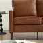 Canapé de 72,8 po de largeur en similicuir moderne et ultra doux avec dossier large (ensemble de 2)-164485374