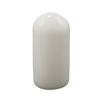 Prime-Line Wire Shelf End Caps, Inside Diameter, Vinyl, White in Color