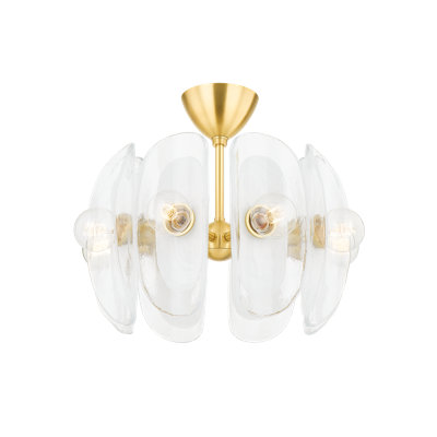 Hilo 8 Light Semi Flush