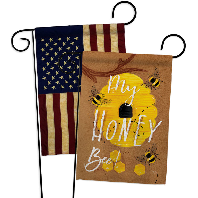 Double Sided 18.5'' H x 13'' W Polyester Garden Flag