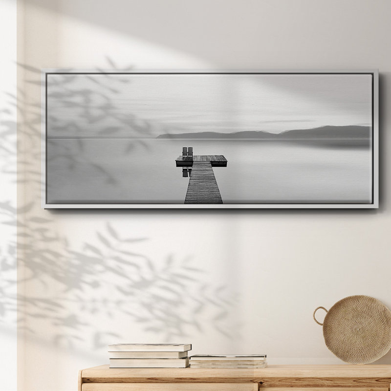 Panneau d'eau noir et blanc, Blanc, H 20 po x l 50 po x P 1,5 po