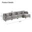 Canapé modulaire en L surdimensionné avec repose-pieds Schmucker-1139157670-1138943906