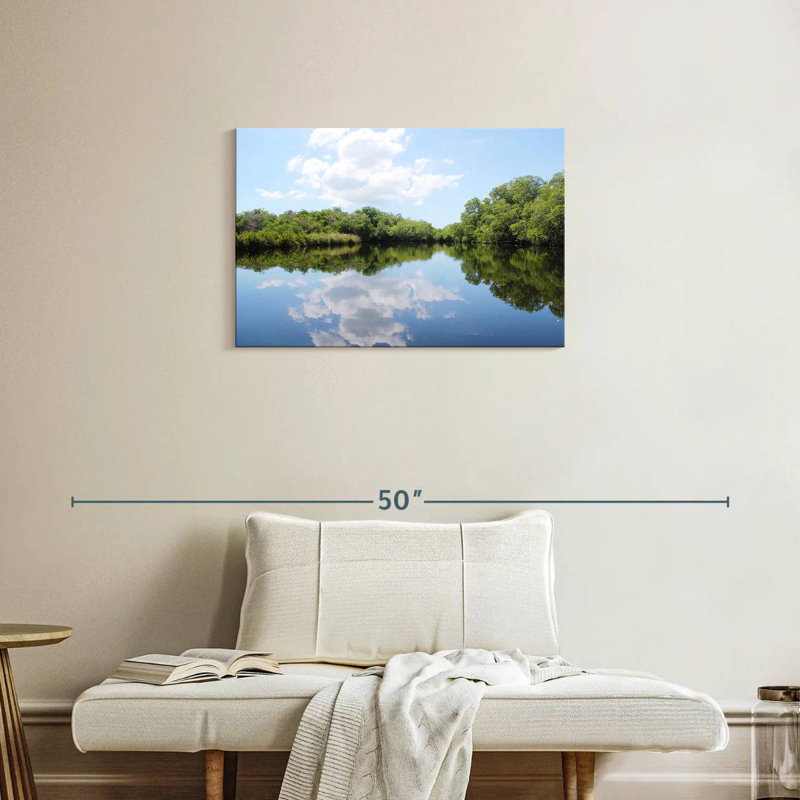 Alvord Lake Trees Reflection, 20" H x 30" W