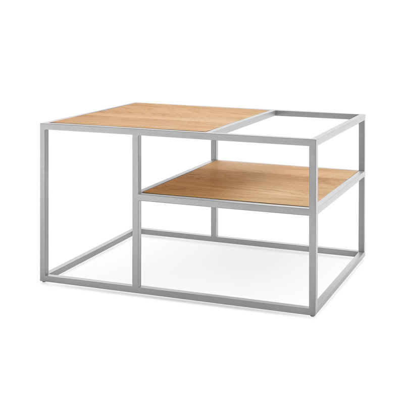 Yunisber Frame Coffee Table, White