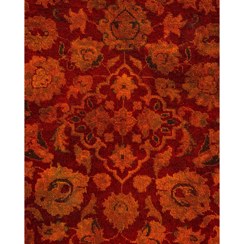 Tapis unique noué à la main Weirsky - Orange