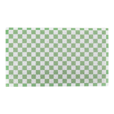 Non-Slip Checkered Doormat