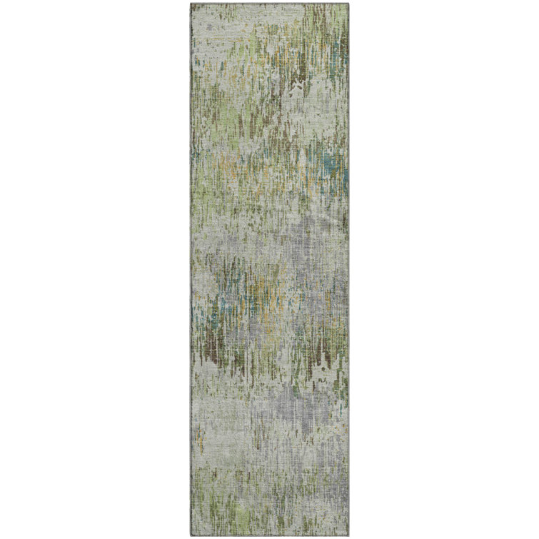 Premium Machine Washable Kumbhar AMF1377 Stripes Rug