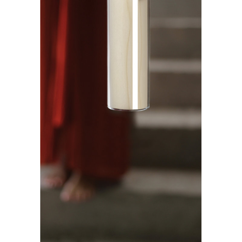 Estela Vertical Suspension Light - LED Dim 0-10V, Ivory White