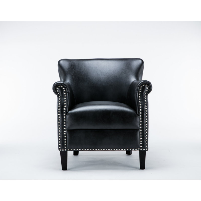 Fauteuil club Hadley, Gris anthracite