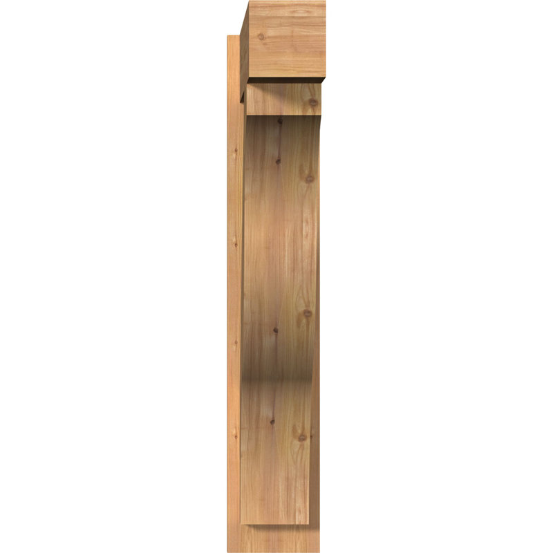 Funston Block Outlooker, 30" D x 42" H, 7 1/2" W Western Red Cedar (Smooth)