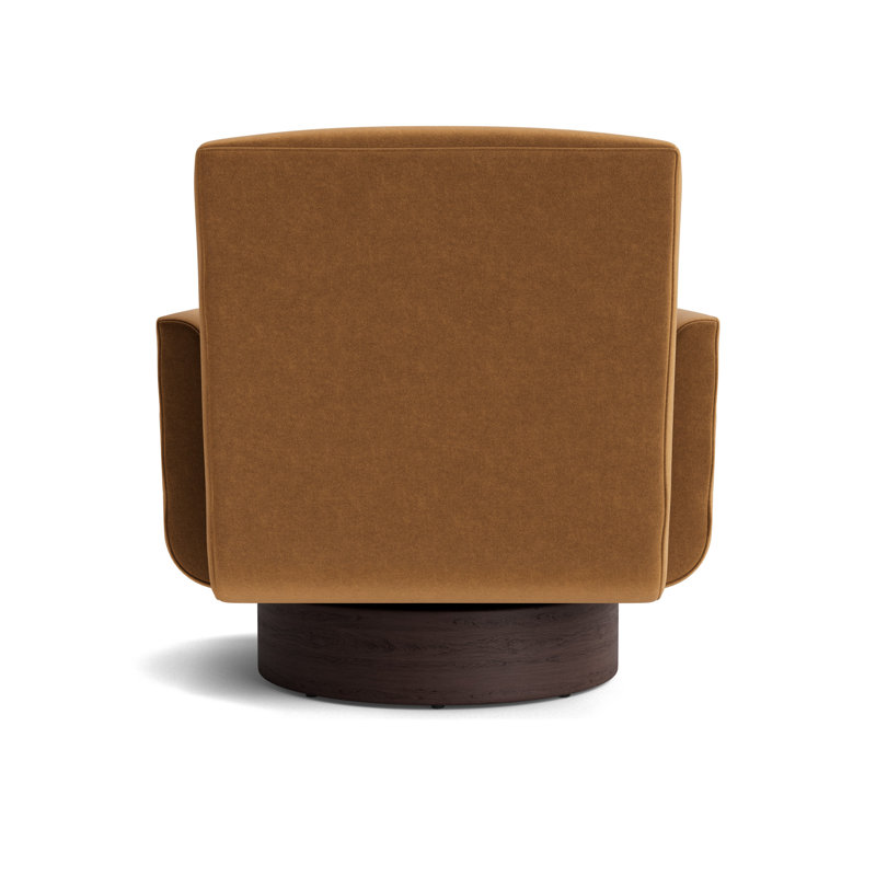 Supernova Full Swivel Chair, Java, Performance Velvet - Hazelnut