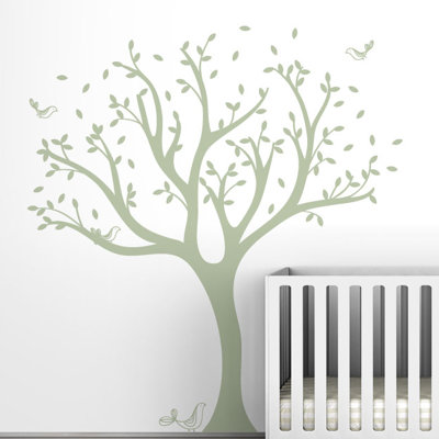 Décalcomanie murale arbre tweet
