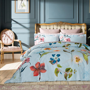 Buy online 100% Cotton Orange floral comforter