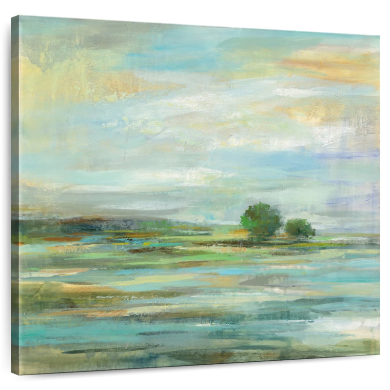 Paysage de sérénité au printemps Alvord, H 36 po x l 36 po
