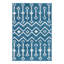Tapis géométrique bleu foncé World Menagerie-186432054