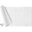 Tapis de bain antidérapant blanc - Tapis de douche en caoutchouc naturel, 16 po x 28 po