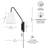 Plug-in Armed Sconce